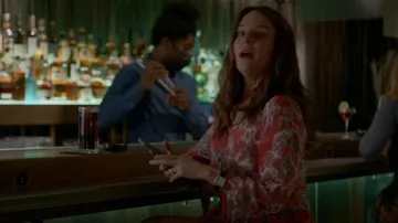Iro Gramy Floral-Print Dress worn by Isabella Colón (Yara Martinez) as seen in Bull (S06E03)