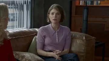 LK Bennett Marina Polo Shirt worn by Taylor Rentzel (MacKenzie Meehan) as seen in Bull (S06E06)