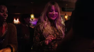 Proenza Schouler Sheer Stretch Jersey Turtleneck Dress used by Cassie Bowden (Kaley Cuoco) as seen in The Flight Attendant (S02E05)