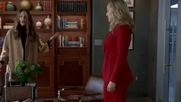 Altuzarra Henri Zip-Cuff Wool-Blend Pantalones usados por Marissa Morgan (Geneva Carr) como se ve en Bull (S06E08)