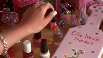 OPI White Nail Polish used by Elle Woods (Reese Witherspoon) in Legally Blonde