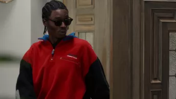 Sudadera de lana Nautica 1/4 con cremallera usada por Bobby Diggs (Ashton Sanders) como se ve en Wu-Tang: An American Saga (S03E09)