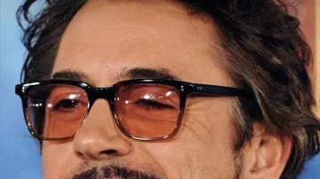 The orange-lens sunglasses worn by Robert Downey Jr. for the Iron Man 2 premiere photocall in Los Angeles on April 23, 2010