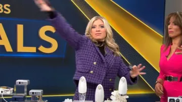 Sandro Clarinette Skirt worn by Ashley Bellman as seen in CBS Mornings on  April 10, 2023