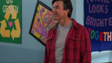 Camisa de manta conocida por Jerry O'Connell como se ve en The Neighborhood (S05E17)