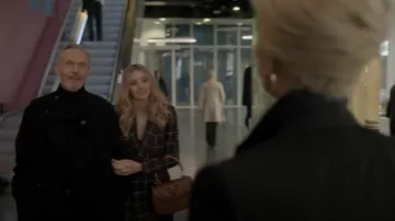 Gucci Vintage Bamboo Convertible Top Handle Bag Leather Medium usado por Bex (Keeley Hazell) como se ve en Ted Lasso (S03E04)