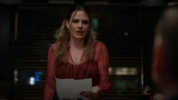 Free People Rebel Rose Longsleeve worn by Gracie DuBois (Suzanne Cryer) as seen in Lucky Hank (S01E04)