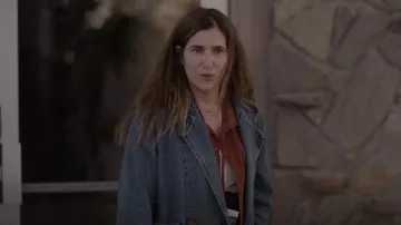 Only Denim Jacket worn by Clare Pierce (Kathryn Hahn) as seen in Tiny Beautiful Things (S01E01)