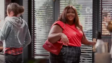 Chanel Double Flap Quilted Bag worn by Nicky (Nicole Byer) as seen in Grand Crew (S02E06)