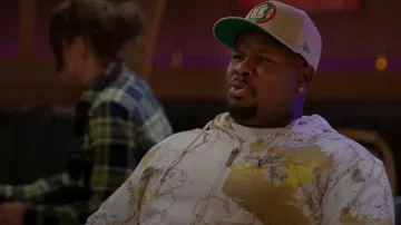 A. Tiziano All Over Print worn by Sherm Jones (Carl Tart) as seen in Grand Crew (S02E06)
