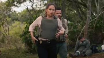 Rag & Bone Boyfriend Belt worn by Jane Tennant (Vanessa Minnillo) as seen in NCIS: Hawai'i (S02E18)