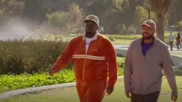 Sergio Tacchini Dallas Velour Track Jacket worn by Sherm Jones (Carl Tart) as seen in Grand Crew (S02E06)