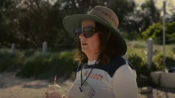 Karen Walker Twin Take Cobalt worn by Liv Healy (Celeste Barber) as seen in Wellmania (S01E01)