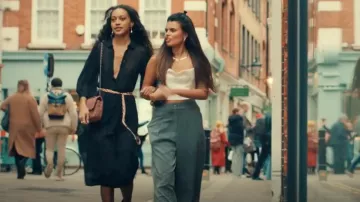 Robe Reiss Rosie Midi portée par Paris dans Made in Chelsea (S25E04)