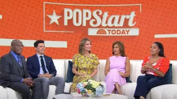 Boss Slim-Fit Sleeveless Dress worn by Hoda Kotb as seen in Today on April 12, 2023
