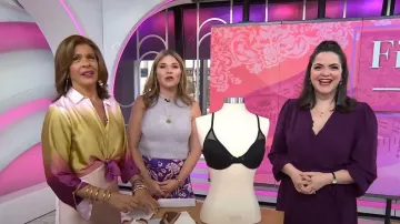 Zara Tie Dye Print Shirt worn by Hoda Kotb as seen in Today with Hoda & Jenna on April 12, 2023