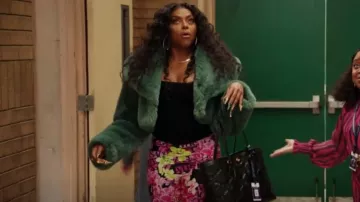 Lovers and Friends Zoe Cropped Jacket worn by Ava Coleman (Janelle James) as seen in Abbott Elementary (S02E21)