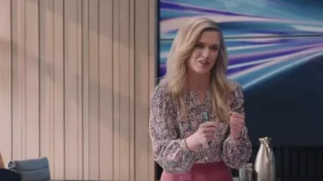 Veronica Beard Ashlynn Top worn by Sadie Ryan (Harriet Dyer) as seen in American Auto (S02E12)