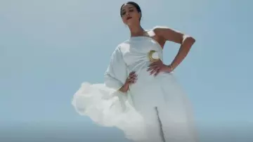 Cult Gaia Jadis Top worn by Elena Roarke (Roselyn Sánchez) as seen in Fantasy Island (S02E09)