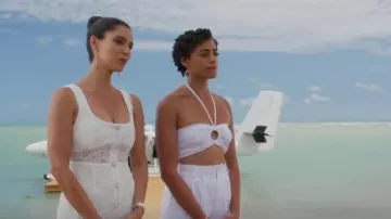 Faithfull the Brand Cyprus Top worn by Ruby Akuda (Kiara Barnes) as seen in Fantasy Island (S02E09)