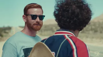 Ray-ban sunglasses worn by Mike (Andrew Santino) as seen in DAVE TV series outfits (S03E01)