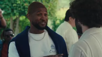 T-shirt imprimé logo Casablanca Embleme de Caza porté par Usher vu dans DAVE (S03E03)
