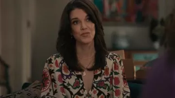 Ba&sh Fi­da Blouse worn by  Fernande Kelly as seen worn by as seen in Bel-Air (S02E08)