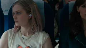 Rag & Bone Butterfly Cropped Muscle Tank worn by Bailey (Angourie Rice) as seen in The Last Thing He Told Me (S01E02)