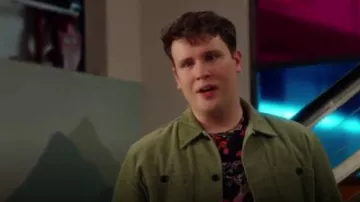 Scotch & Soda Seasonal Corduroy Overshirt worn by Tate (Grey Henson) as seen in Girls5eva (S02E08)