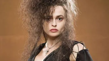 The full costume worn by Bellatrix Lestrange (Helena Bonham Carter) in the movie Harry Potter and the Deathly Hallows - Part 2 