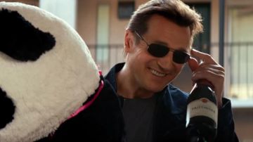 La bouteille de champagne Taittinger de Liam Neeson dans Taken 3