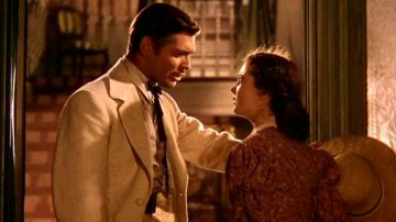 The long jacket and white Clark Gable in gone with the wind