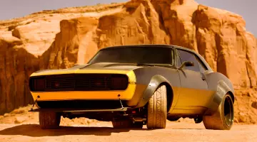 La véritable Chevrolet Camaro SS / Bumblebee dans Transformers 4