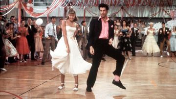The white dress of Sandy (Olivia Newton-John) in Grease