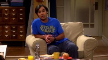 Le T-shirt Star Wars de Raj dans The Big Bang Theory