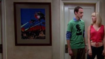 The poster for the movie War of The Worlds in The Big Bang Theory S01E05
