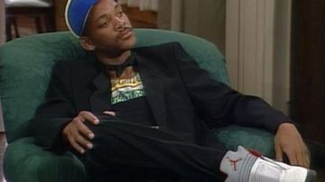 Sneakers Nike Air Jordan V white of Will (Will Smith) in The prince of Bel-Air S01E01