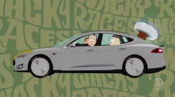La Tesla Model S  dans South Park