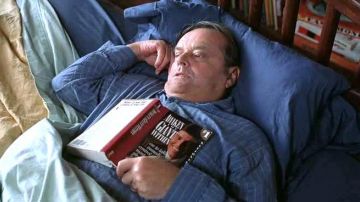 Awaken The Giant Within endormant Jack Nicholson dans Monsieur Schmidt