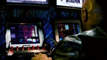 The true computer of Luther Stickell (Ving Rhames) in Mission : Impossible III
