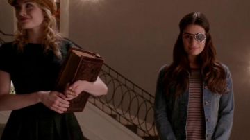 Camiseta a rayas de Hester Ulrich (Lea Michele) Madewell en Scream Queens S01E13