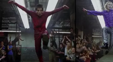 The red costume of Derek in Zoolander