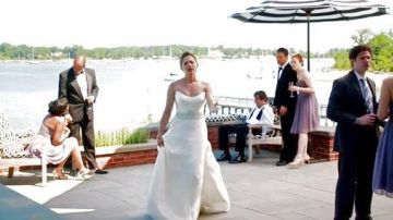 Vestido de novia Matthew Christopher de Veronica Sullivan en Royal Pains