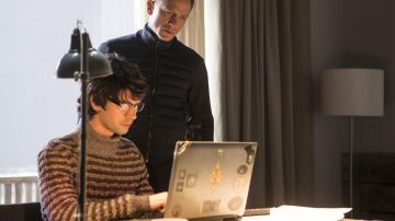 The laptop Clevo custom by "Q" (Ben Whishaw) in Spectrum