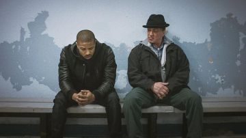 Black on Black varsity jacket Michael B. Jordan in Creed