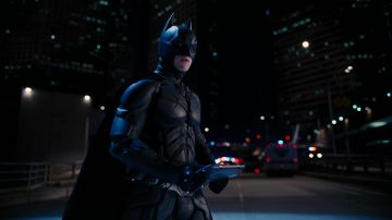 La masque de Batman (Christian Bale) dans The Dark Knight Rises