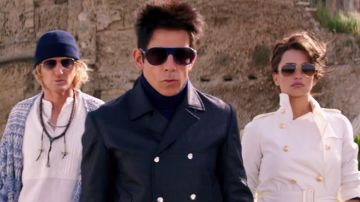 The trench coat, white Valentina (Penelope Cruz) in Zoolander 2