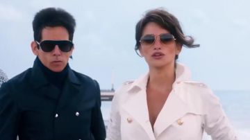 White coat of Penelope Cruz in Zoolander 2