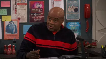 Sergio Tacchini Damarindo Veste de survêtement portée par Archie (Chi McBride) comme on le voit dans How We Roll (S01E05)