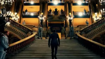Palais Garnier en París visitado por John Wick (Keanu Reeves) en John Wick: Capítulo 4